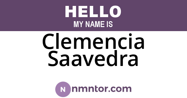 Clemencia Saavedra