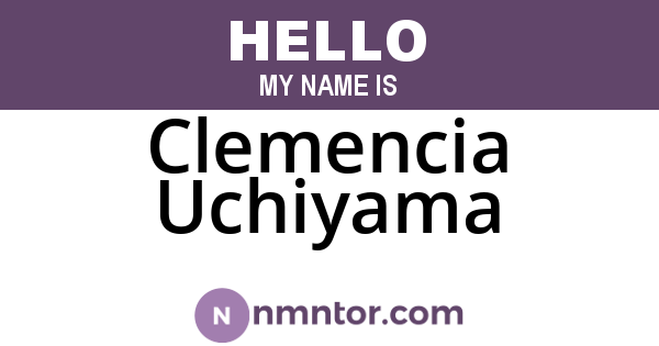 Clemencia Uchiyama