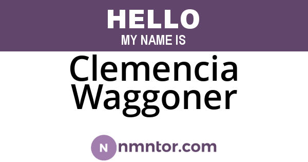 Clemencia Waggoner