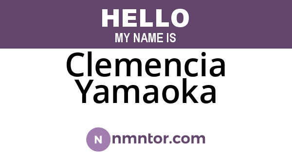 Clemencia Yamaoka