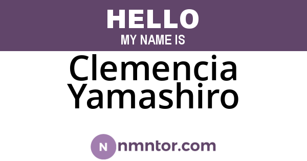 Clemencia Yamashiro