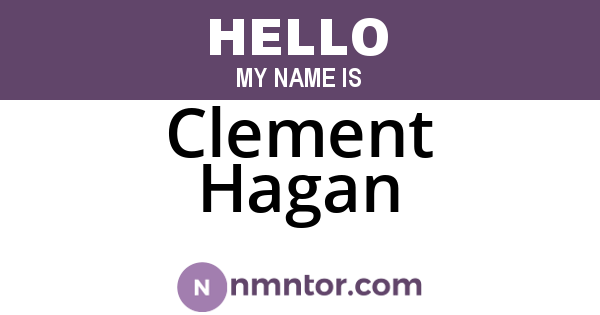 Clement Hagan