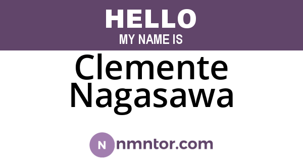 Clemente Nagasawa