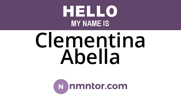 Clementina Abella