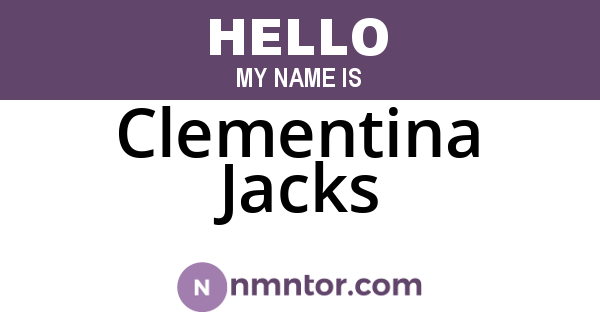 Clementina Jacks