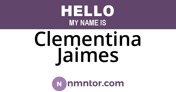 Clementina Jaimes