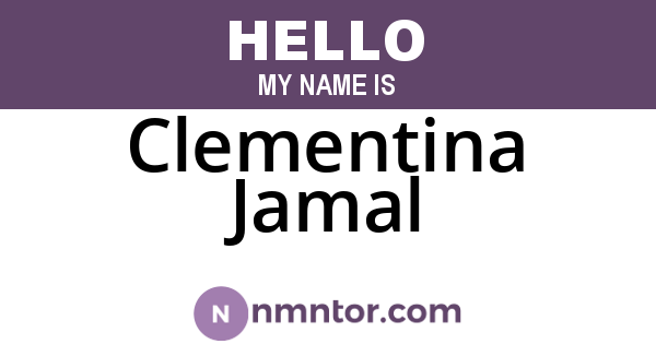 Clementina Jamal