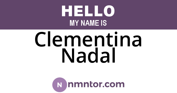Clementina Nadal