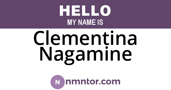 Clementina Nagamine