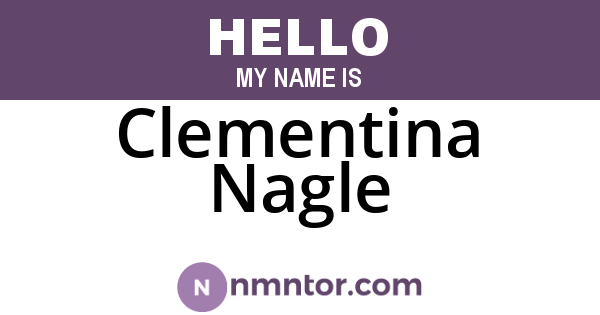 Clementina Nagle