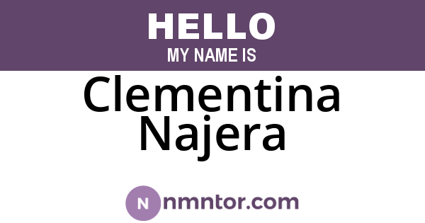 Clementina Najera