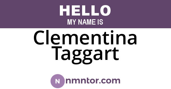 Clementina Taggart