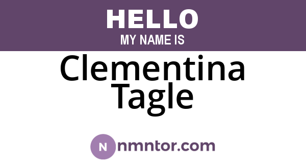 Clementina Tagle