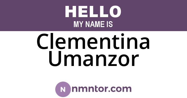 Clementina Umanzor