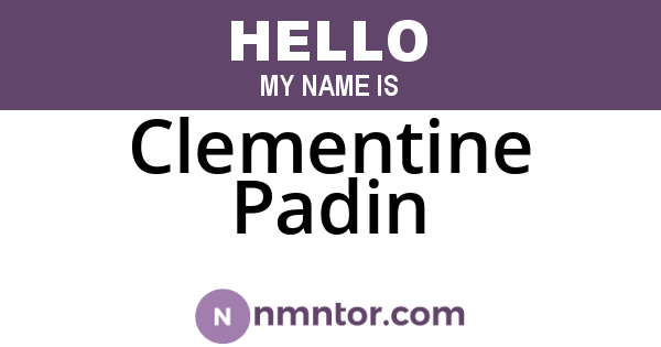 Clementine Padin