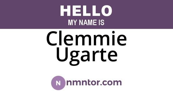 Clemmie Ugarte