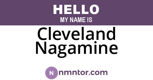 Cleveland Nagamine