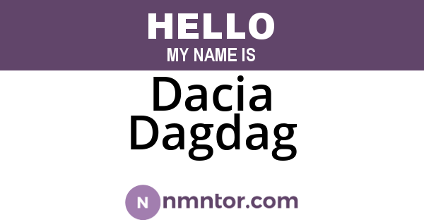 Dacia Dagdag