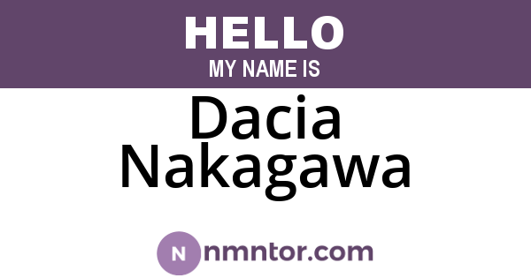 Dacia Nakagawa