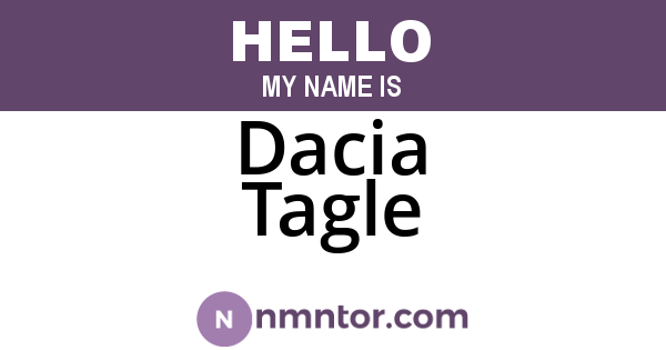 Dacia Tagle