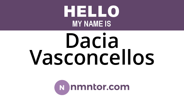 Dacia Vasconcellos
