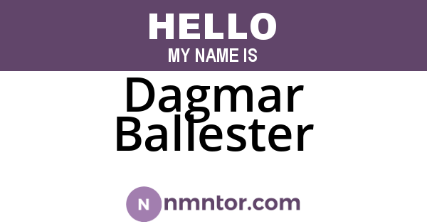 Dagmar Ballester