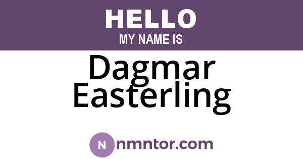 Dagmar Easterling