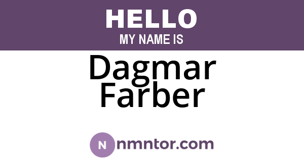 Dagmar Farber