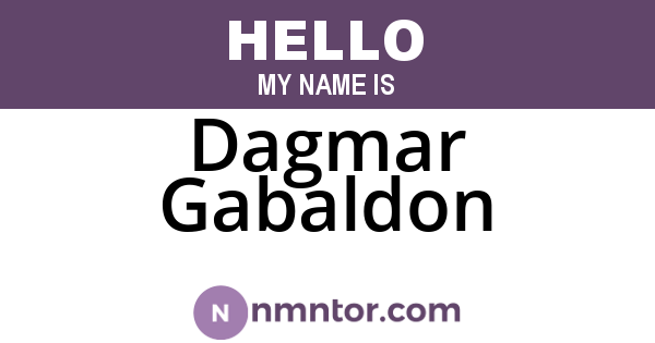 Dagmar Gabaldon