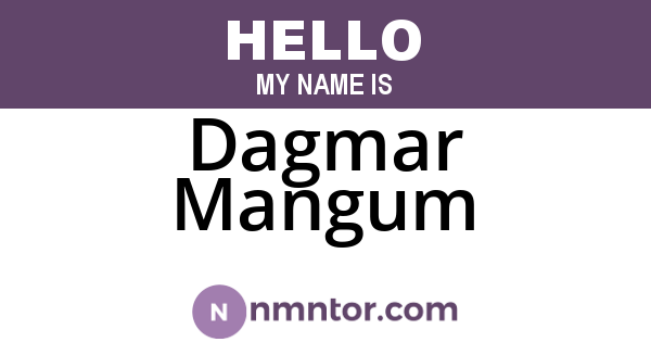 Dagmar Mangum
