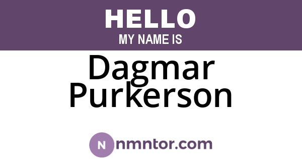 Dagmar Purkerson