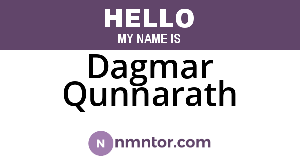 Dagmar Qunnarath