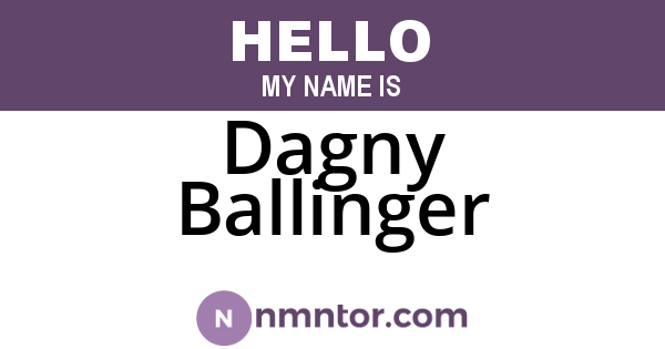 Dagny Ballinger