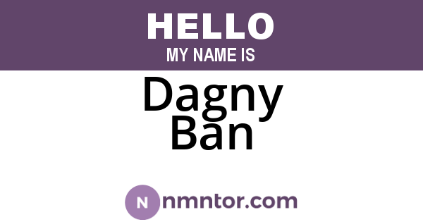 Dagny Ban