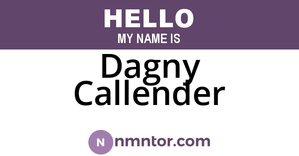 Dagny Callender