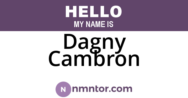 Dagny Cambron