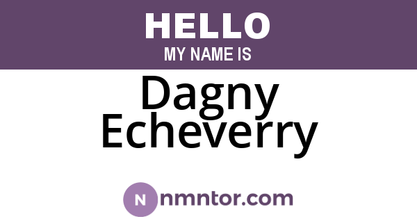 Dagny Echeverry