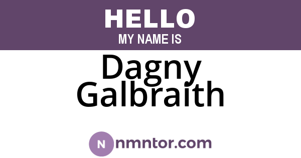 Dagny Galbraith