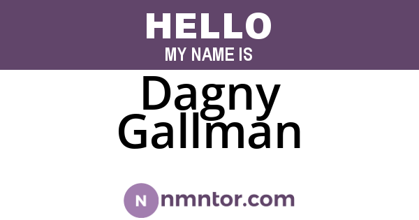 Dagny Gallman