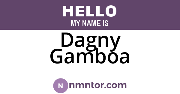 Dagny Gamboa