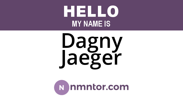 Dagny Jaeger