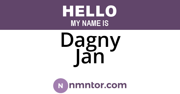 Dagny Jan