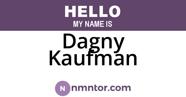 Dagny Kaufman