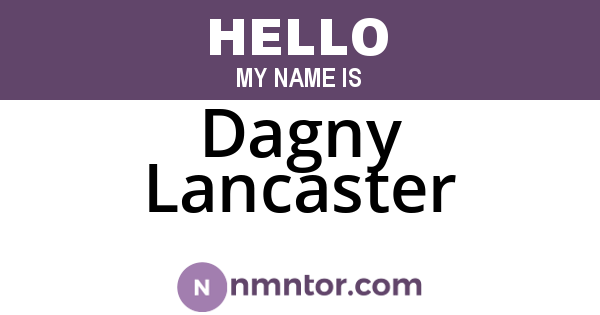 Dagny Lancaster