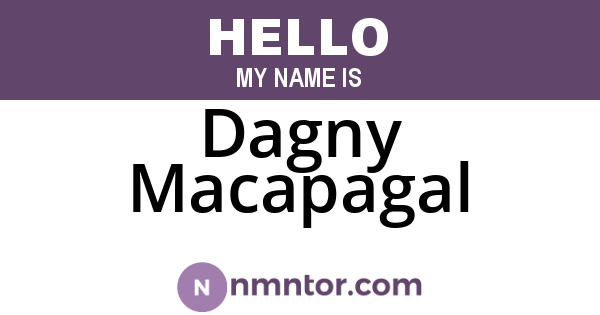 Dagny Macapagal