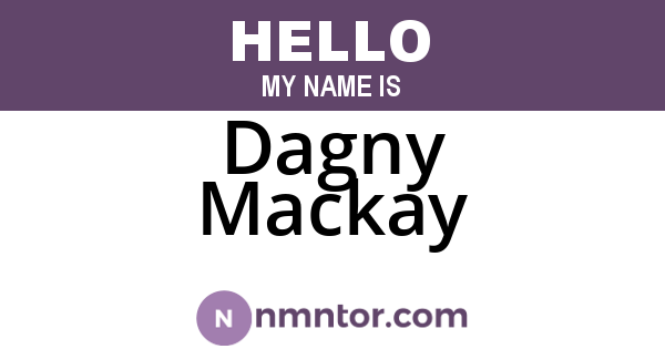 Dagny Mackay