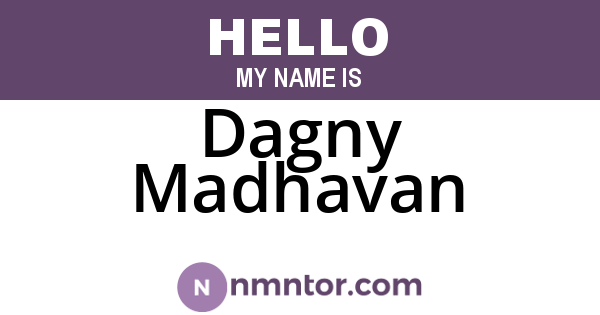 Dagny Madhavan