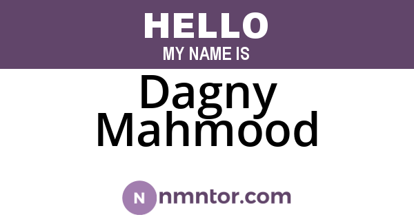 Dagny Mahmood