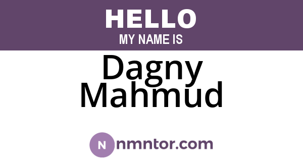 Dagny Mahmud