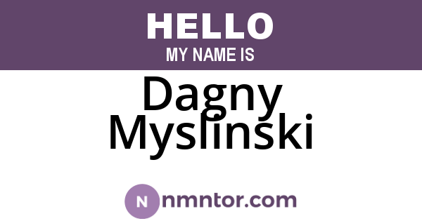Dagny Myslinski